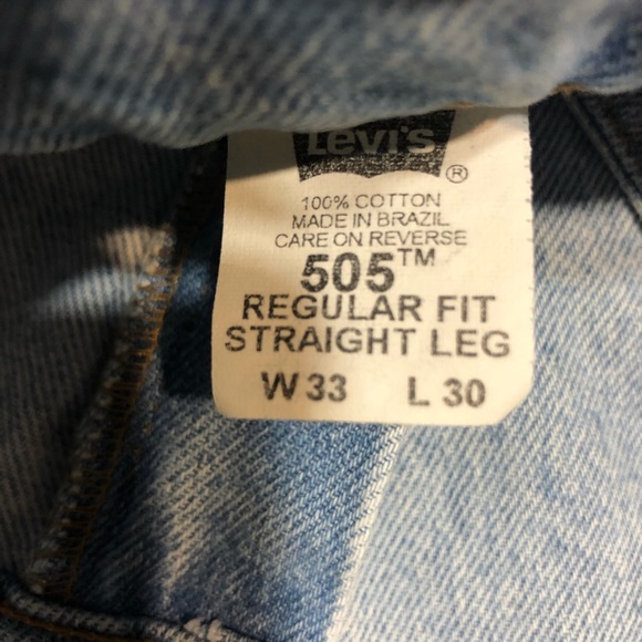 Vintage Levi’s Orange Tab 505 Jean W33 L30 - Picture 9 of 10